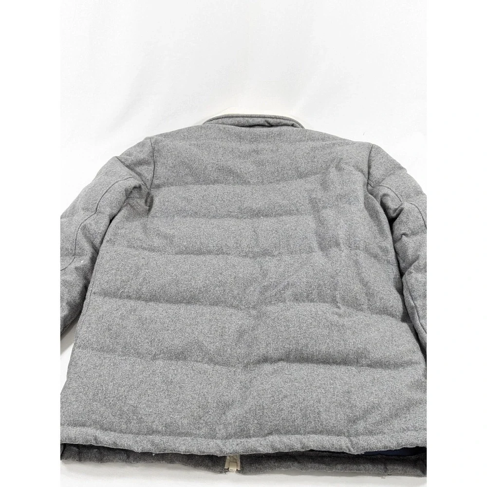 GUESS Double Zip HEAVY coat Double Zip‎ Winter Wool blend SZ. Men's MEDIUM GRAY